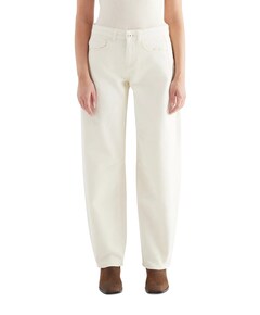 mid waist balloon jeans ecru