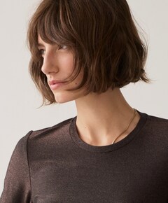 Dames longsleeve bruin