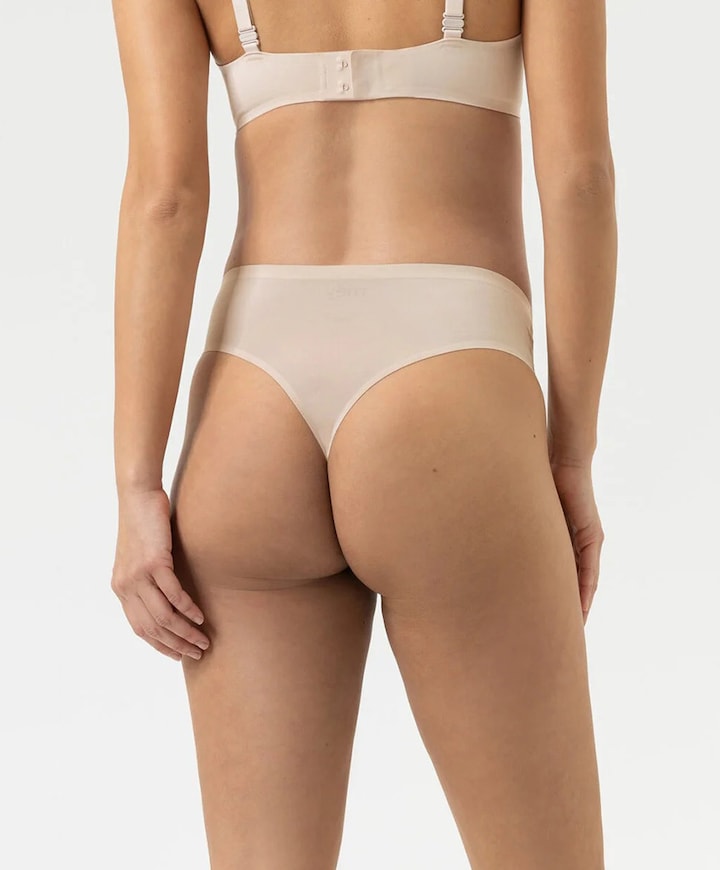 Dames string beige