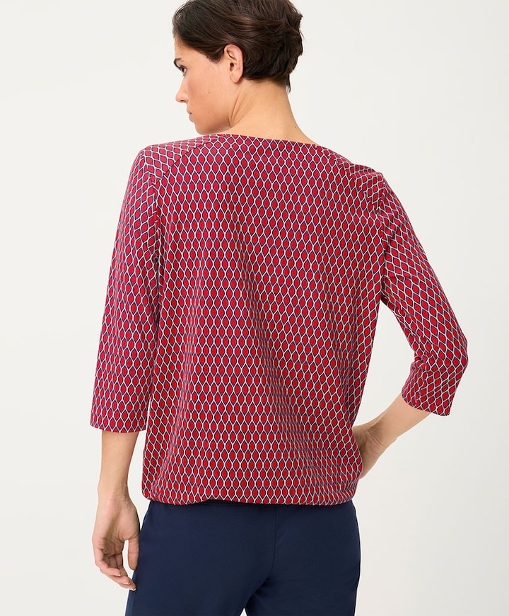 Dames longsleeve rood