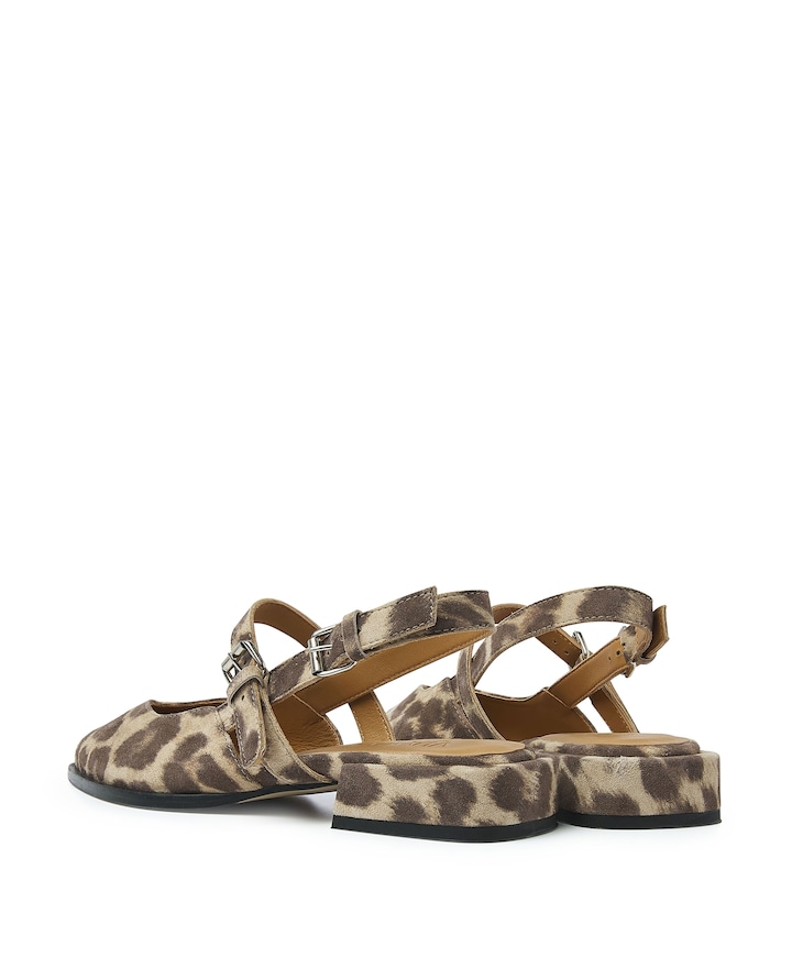 Jazz Valerie dames slingbacks bruin