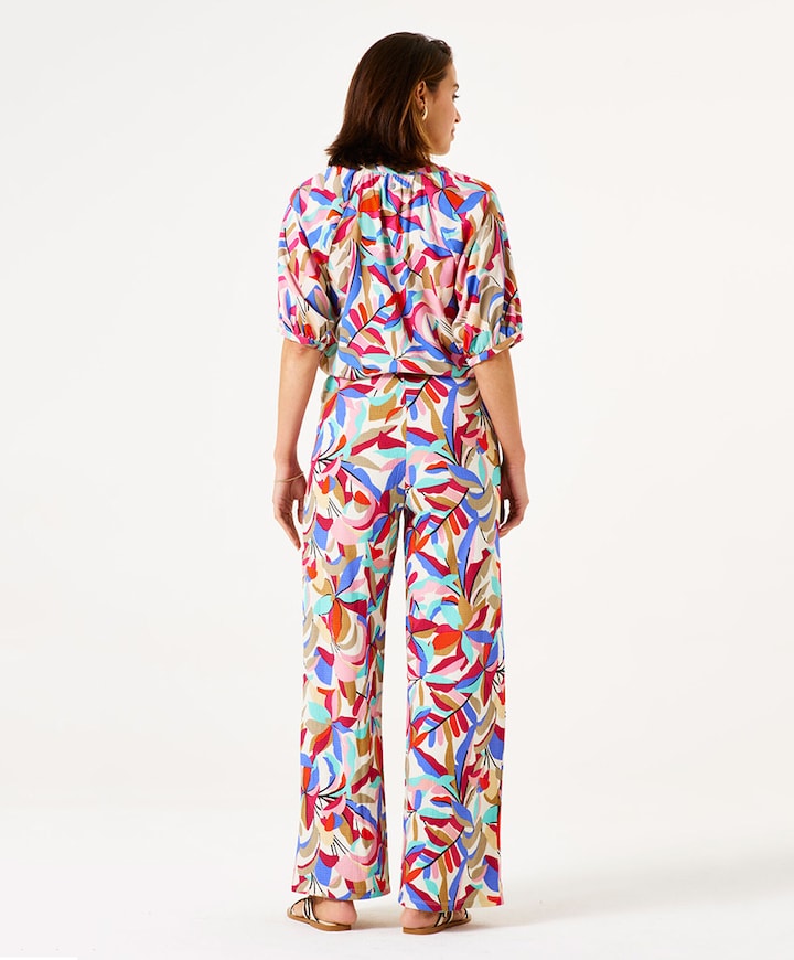 Blouse blauw
