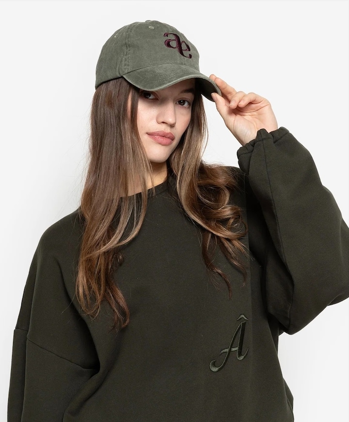 Dames cap groen