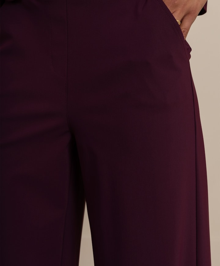 Lexie bonded trousers dames broek paars