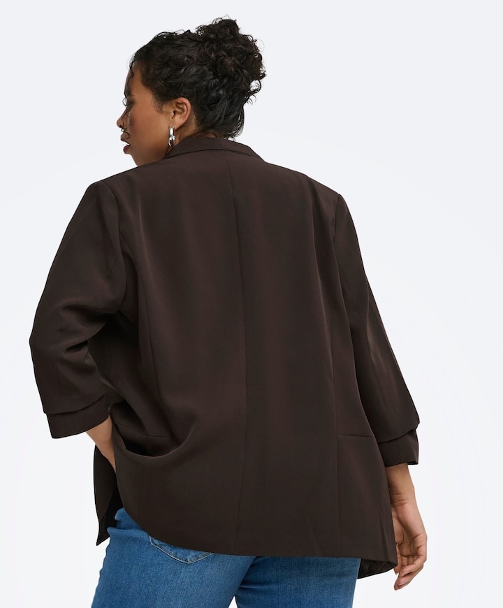 Dames blazer bruin
