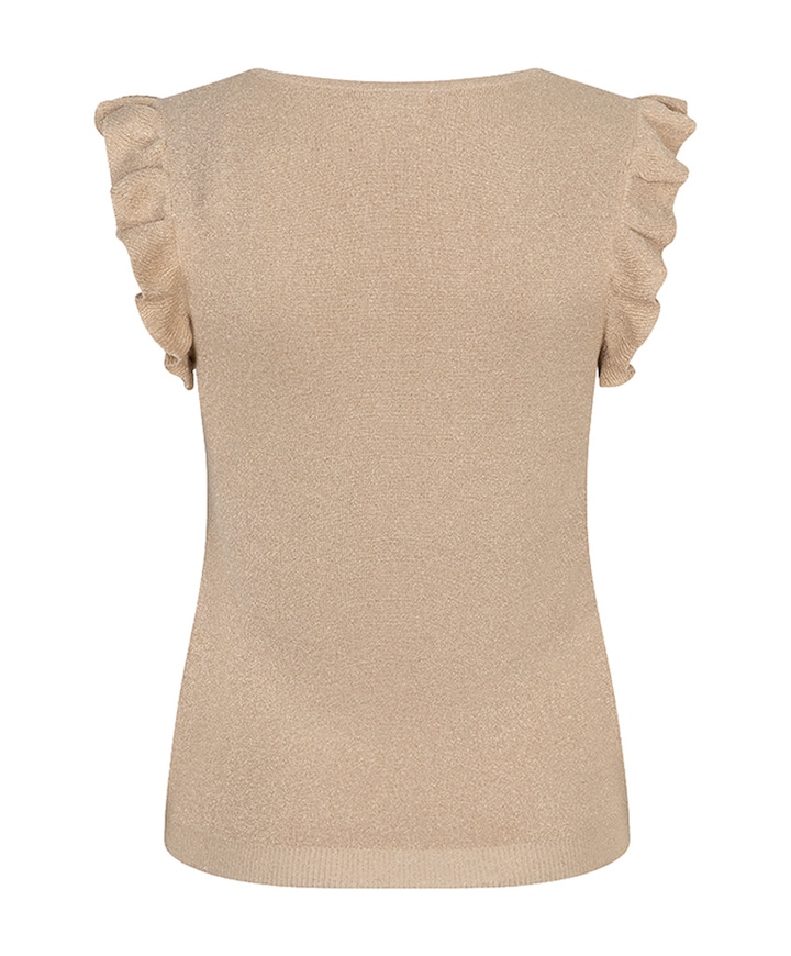 Dames top beige