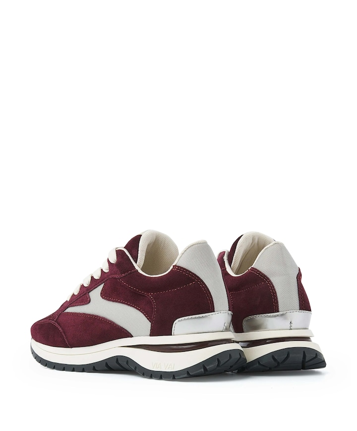 Usher Riggs dames sneakers bordeaux