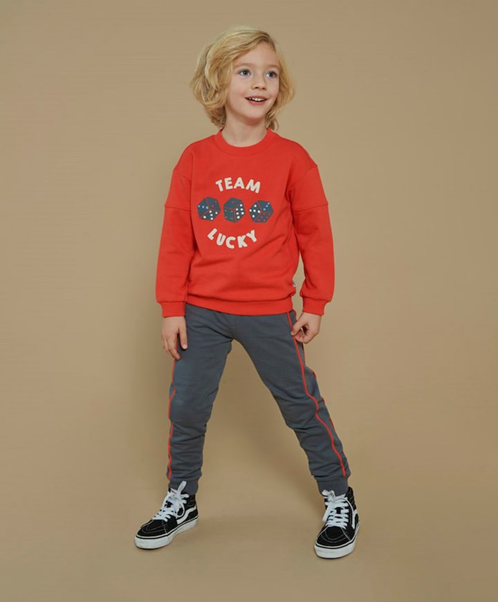 Jongens sweater rood