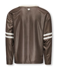 Meisjes longsleeve bruin