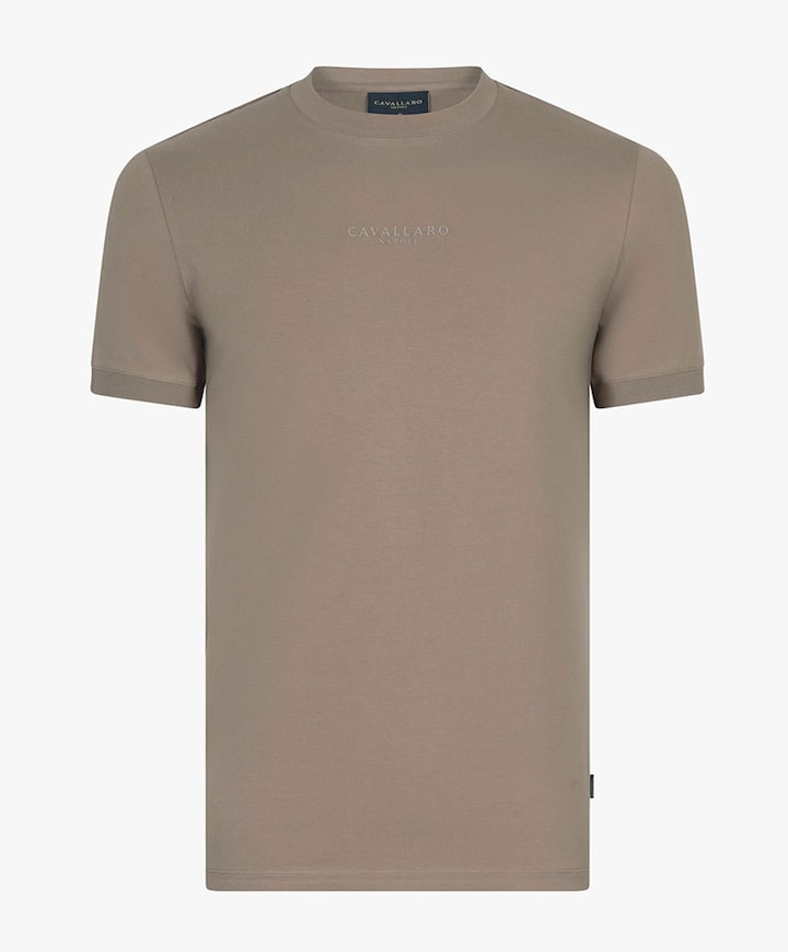 Heren t-shirt beige