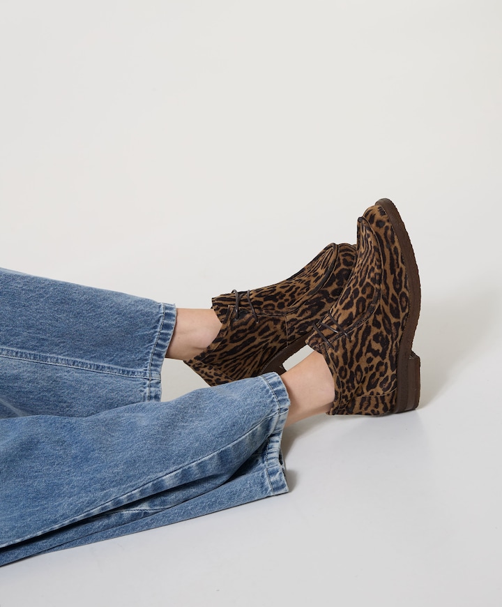 Warm lining veterschoenen bruin