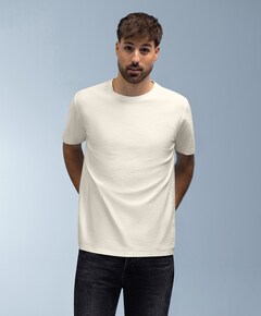 Heren T-shirt ecru