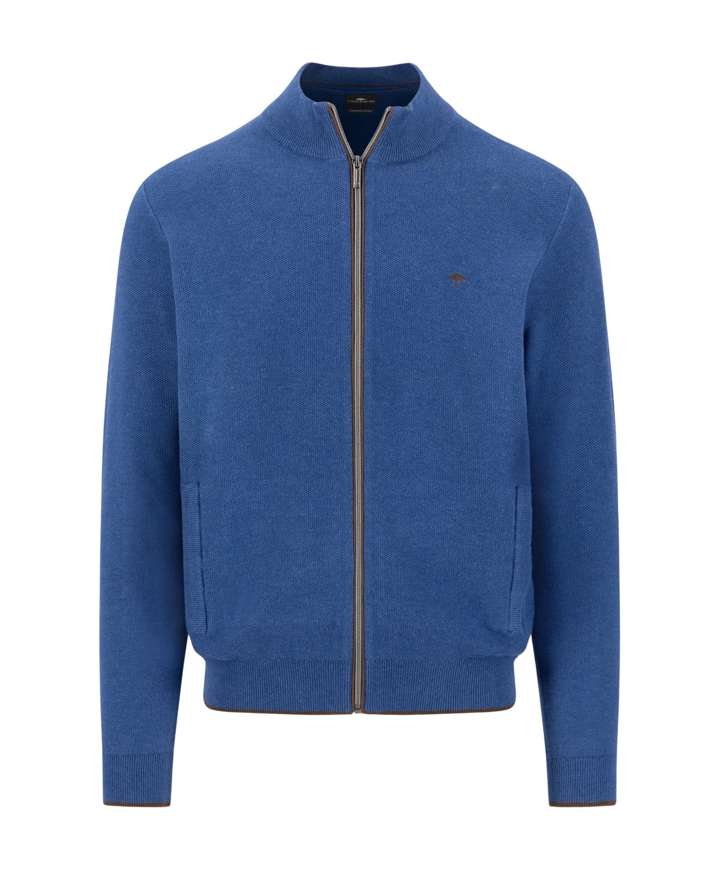 Heren vest blauw