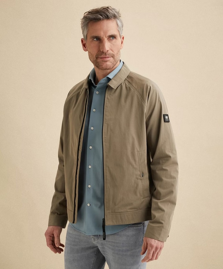 Heren jas beige