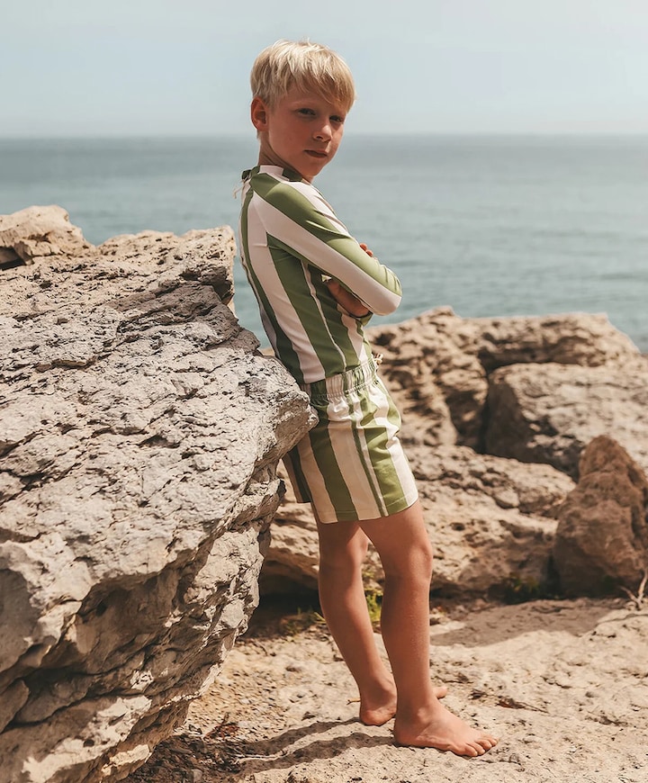 Jongens zwemshort groen