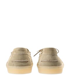 heren moccasins beige