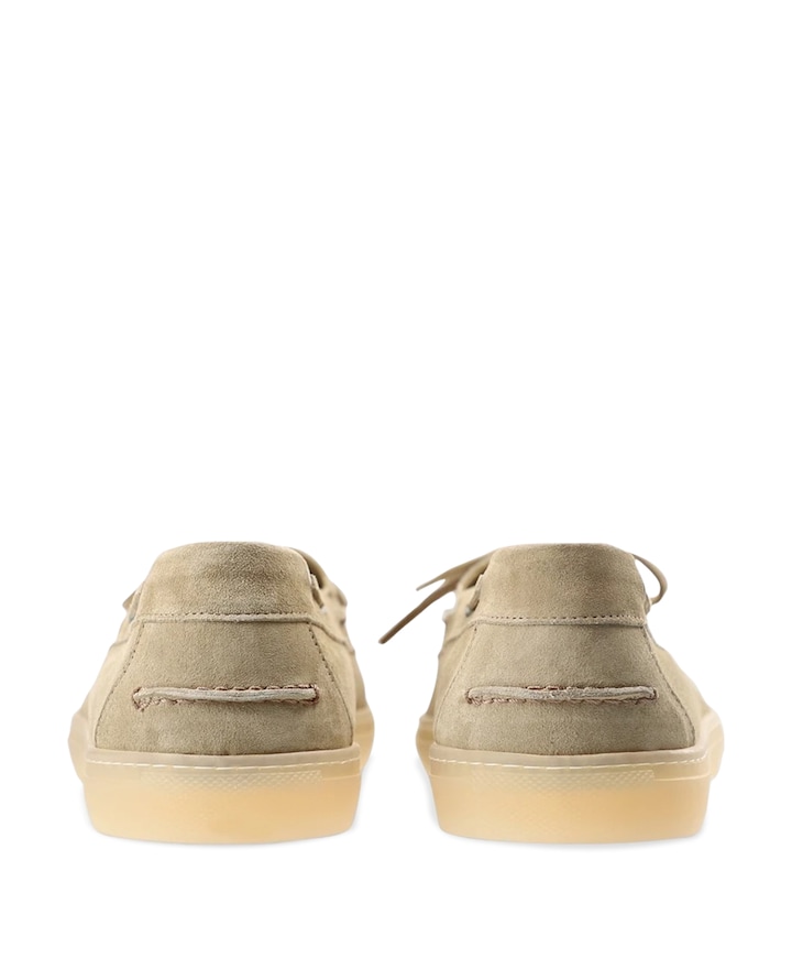 heren moccasins beige
