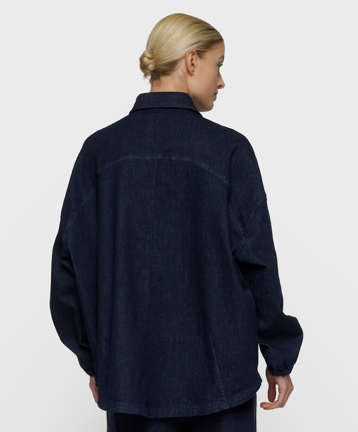 Dames blouse blauw