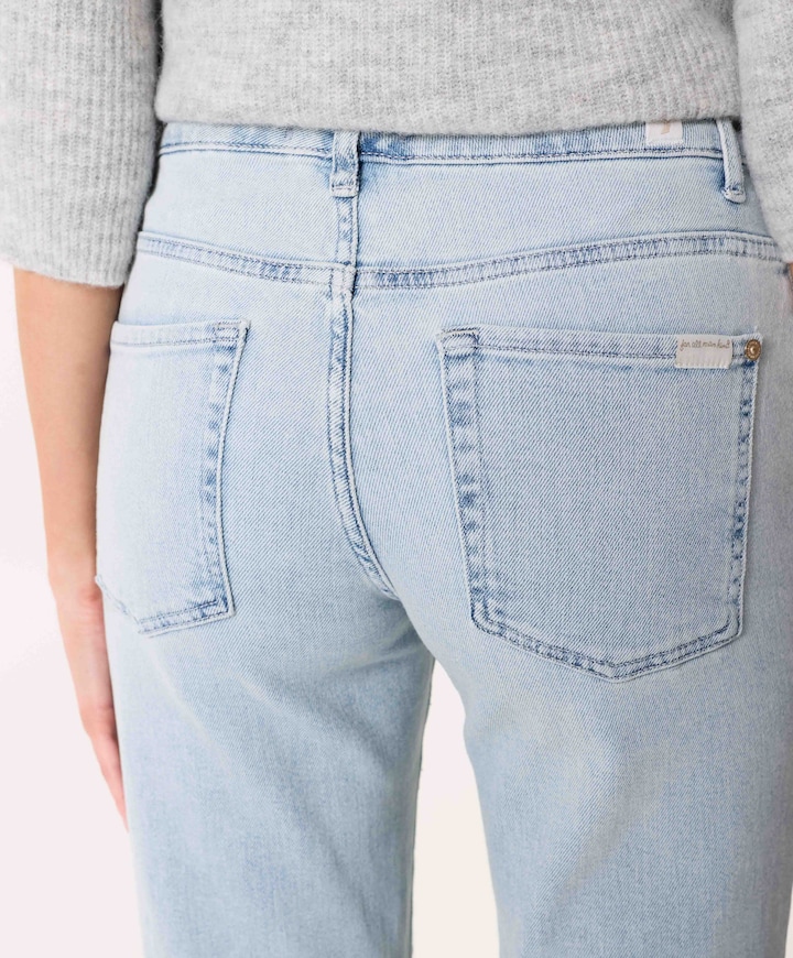 Calie Straight dames jeans blauw