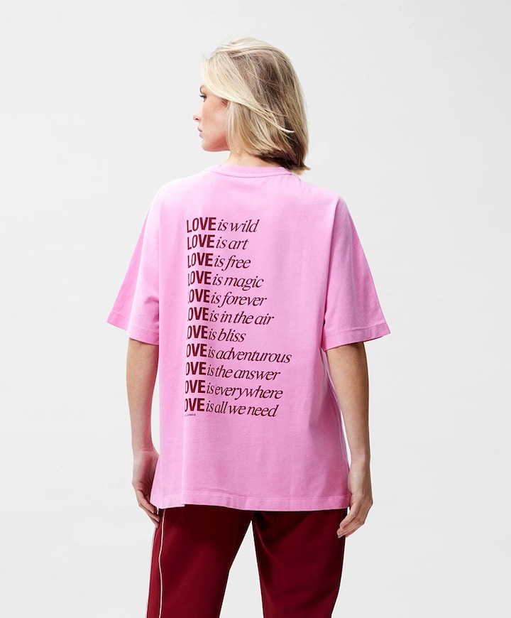 Dames T-shirt roze