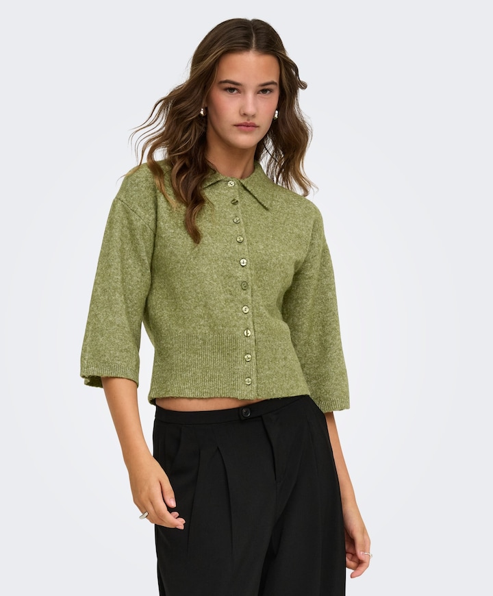 Dames vest groen