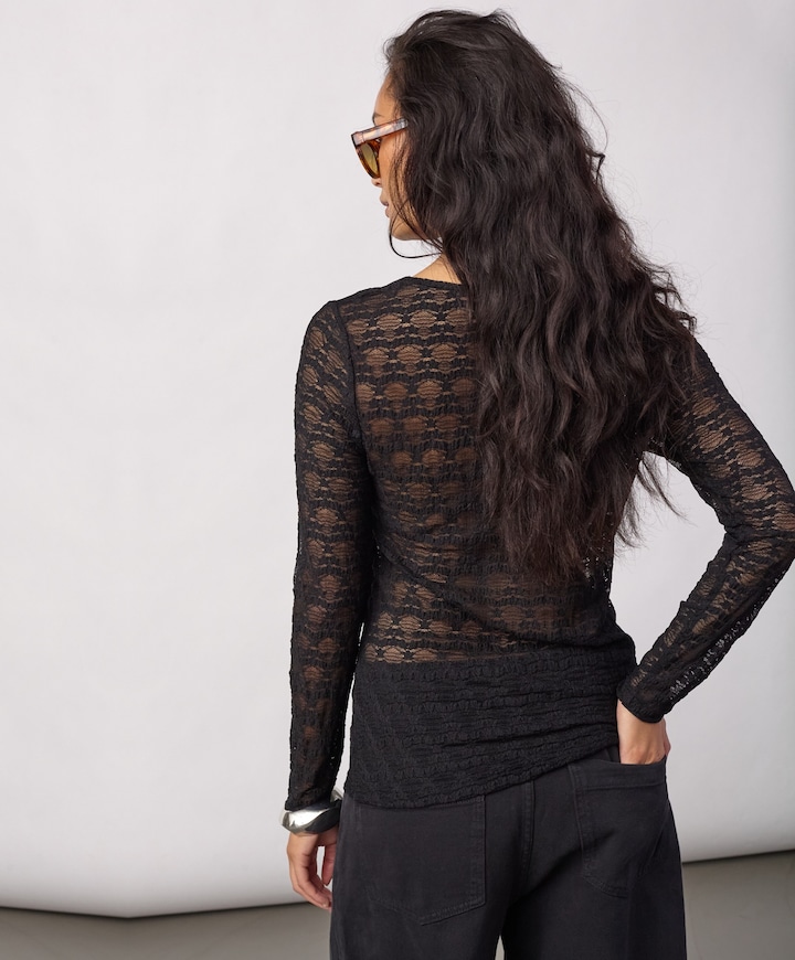 Dames top zwart