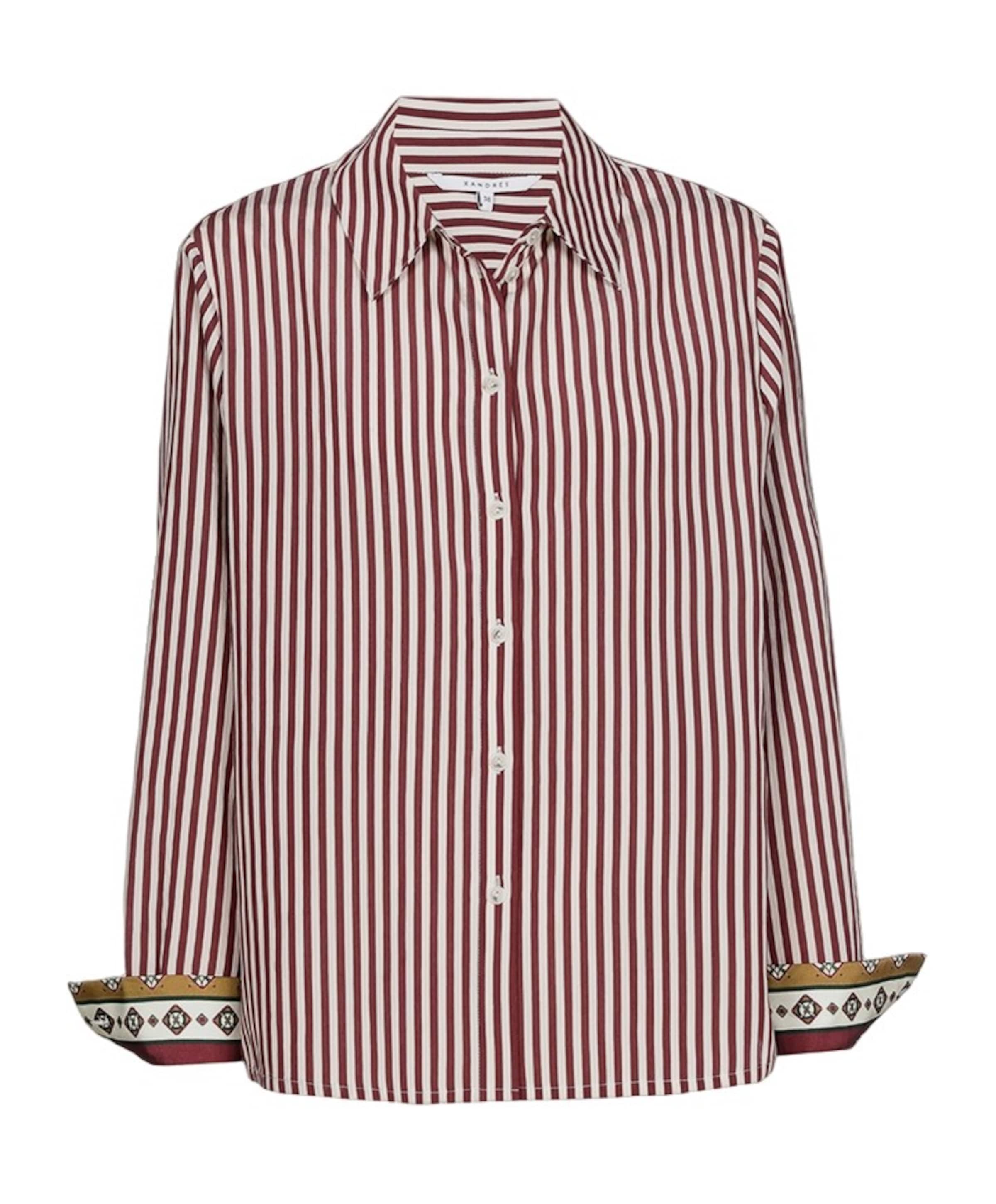 Dames blouse bordeaux