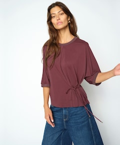 Dames T-shirt bordeaux