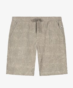 CROISIC GARMENT DYED JACQUARD SHORT heren korte broek bruin