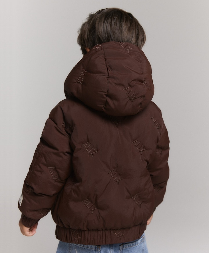 Uniseks jas bruin