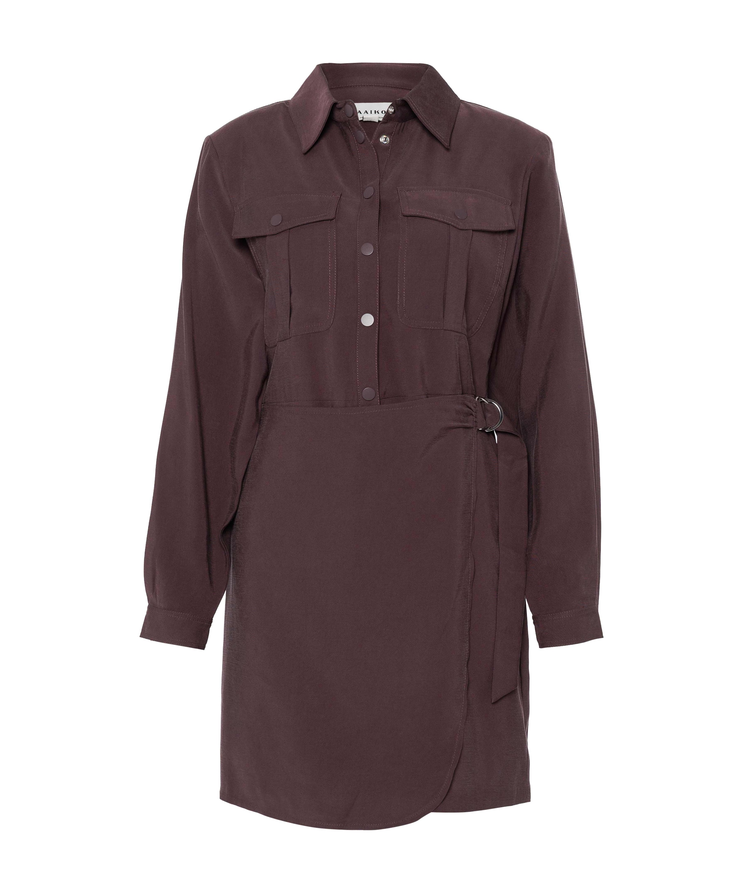Dames jurk bordeaux