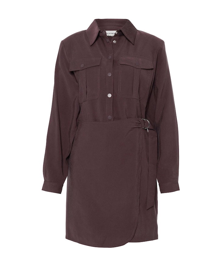 Dames jurk bordeaux