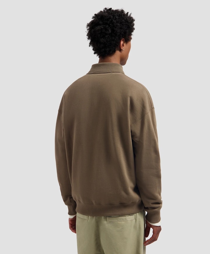 Heren polo bruin