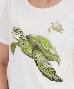 Dames T-shirt ecru