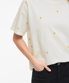 Dames T-shirt ecru