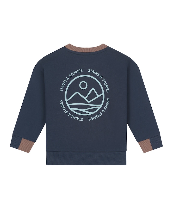 Jongens sweater blauw