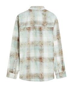 Heren overhemd lange mouw blauw