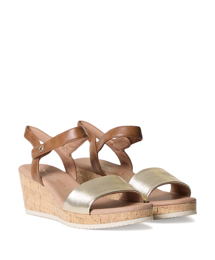 dames sandalen goud