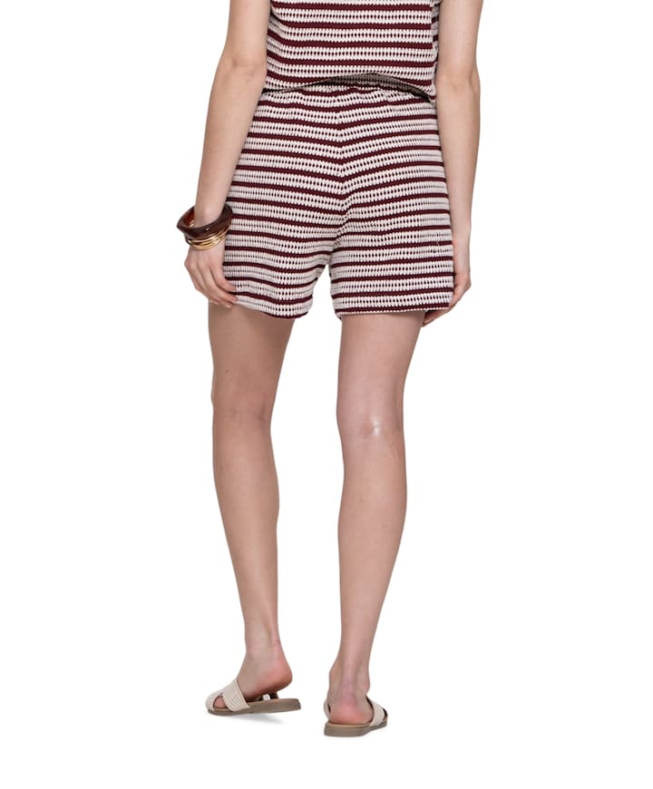 Dames korte broek ecru
