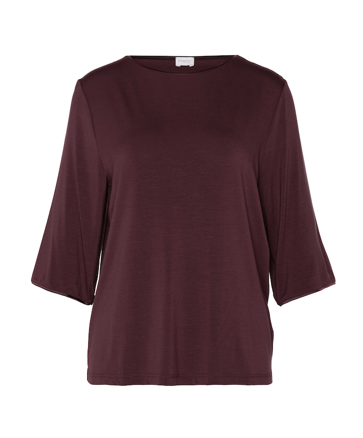 Dames pyjamatop bordeaux