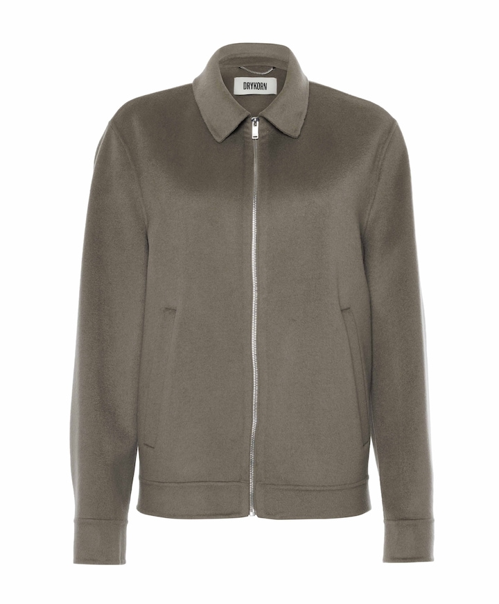 Heren overshirt bruin