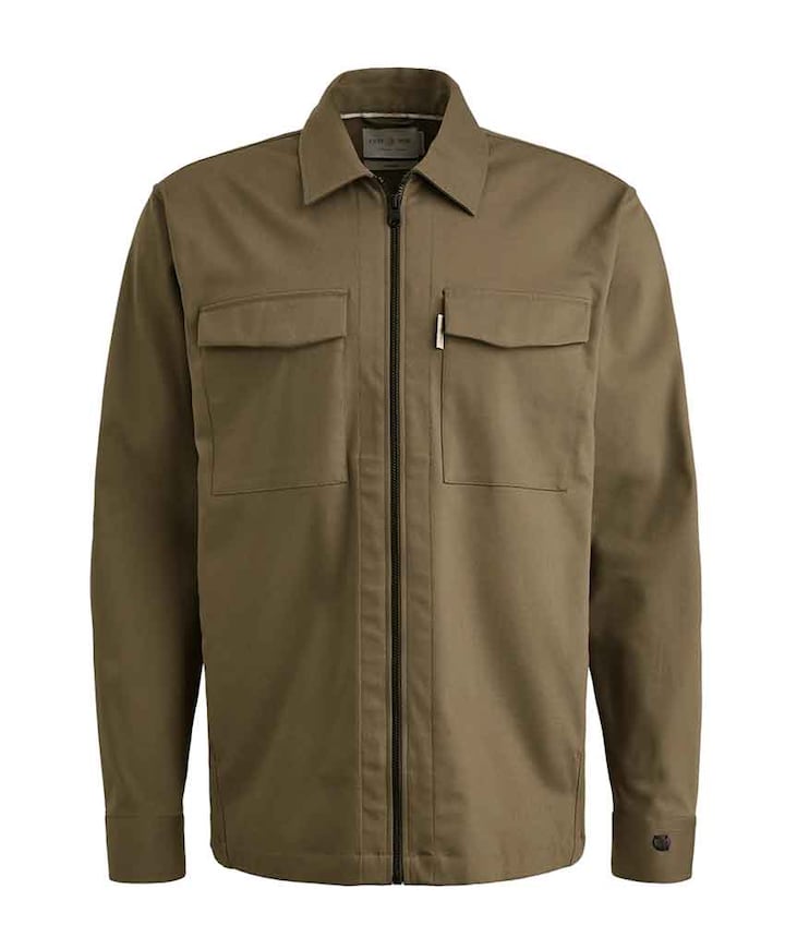 Heren overshirt groen