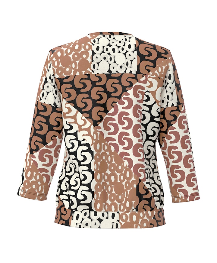 Dames longsleeve bruin