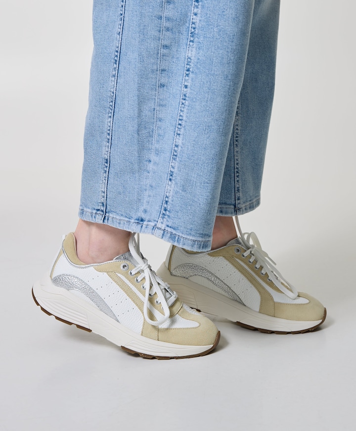 Bailey dames sneakers beige