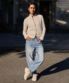 High-waist jeans dames jeans blauw