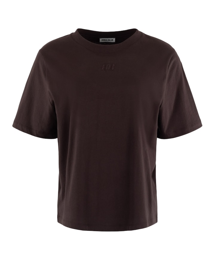 Dames T-shirt bruin