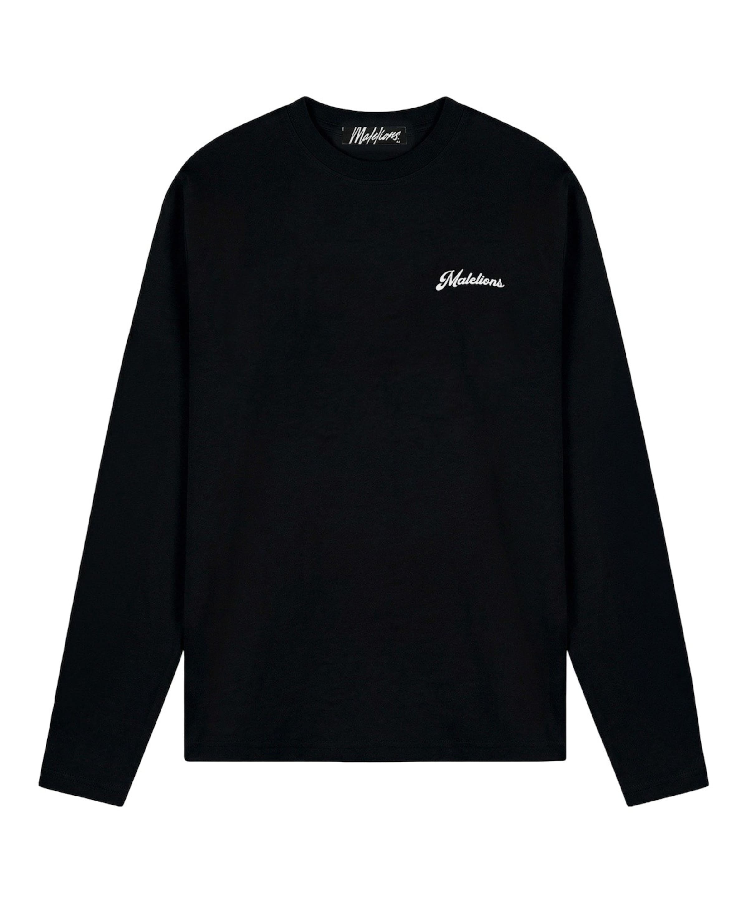 Heren longsleeve zwart