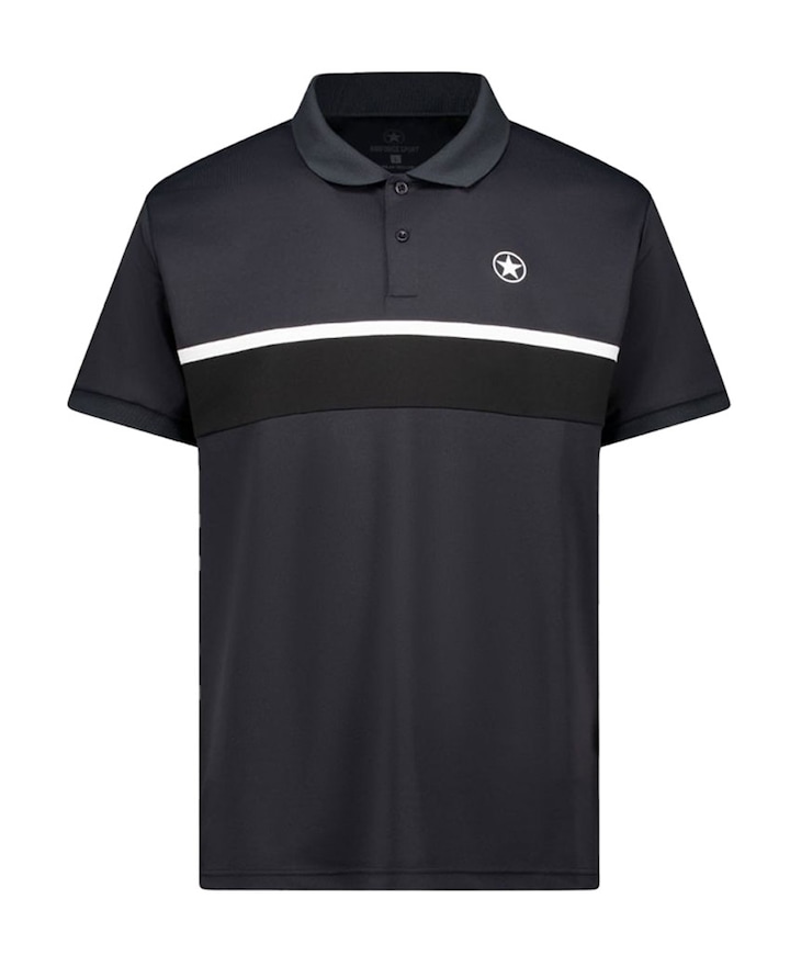 Heren polo grijs