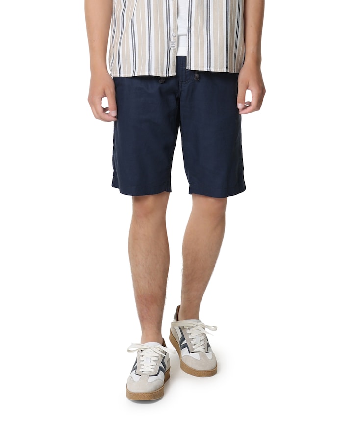 Chino Bermuda heren korte broek blauw