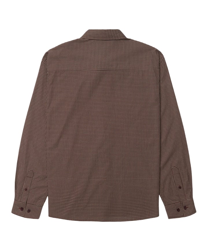Heren overshirt bruin